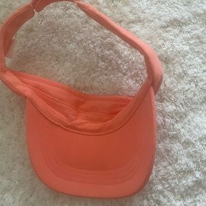 Coral cap ideal for summer. Vacation